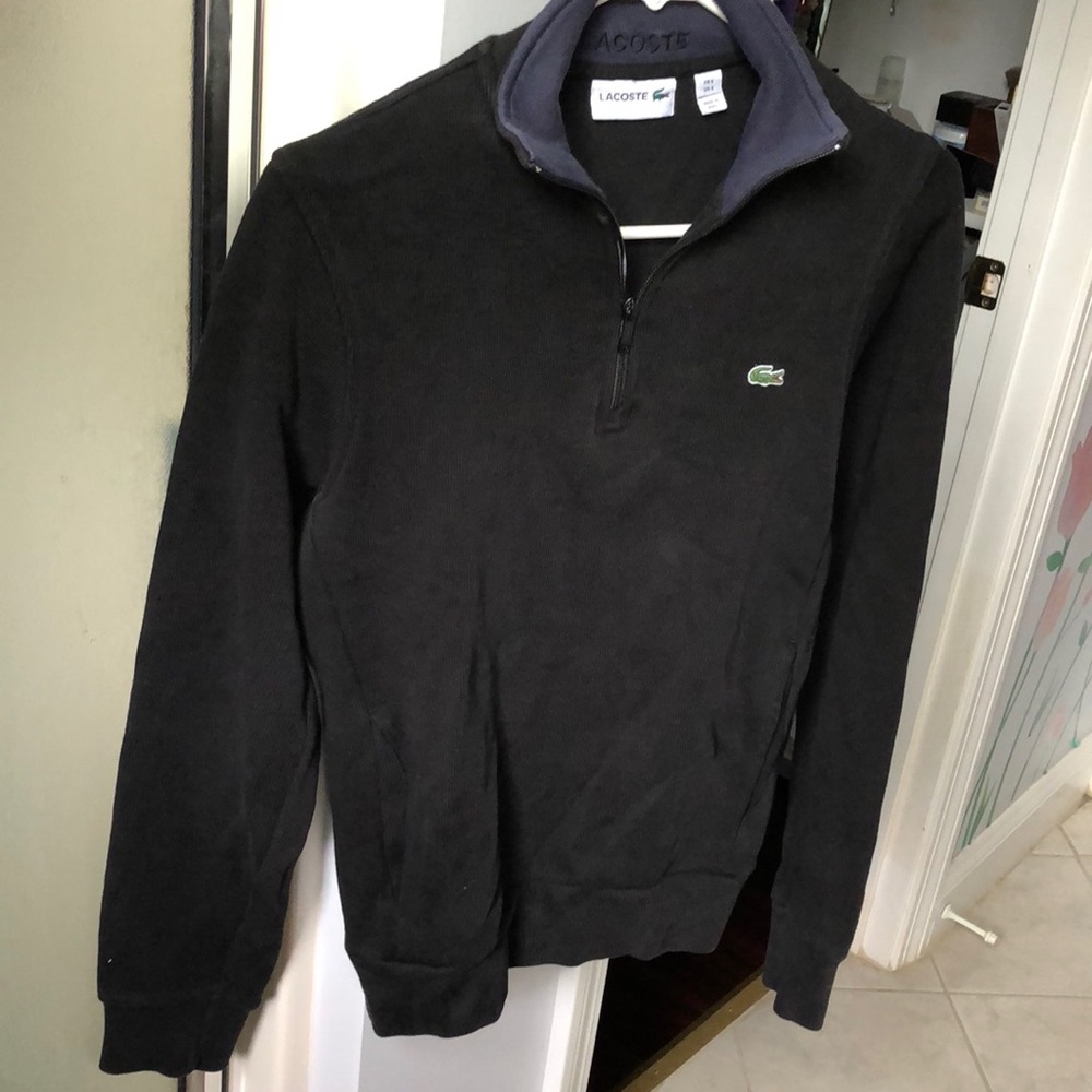 Lacoste 3/4 zipper pullover